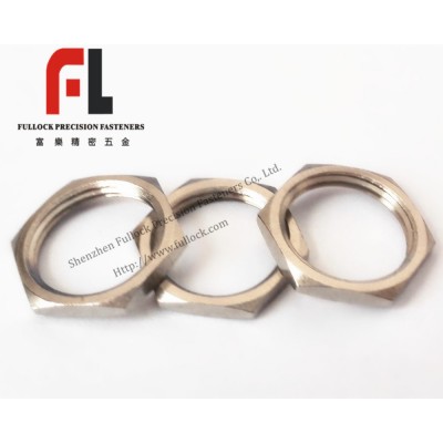 High precision M4 hex thin nut